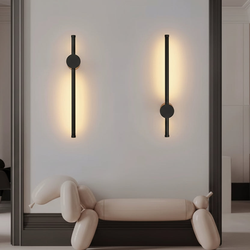 Aplique LED de Pared Lineal Giratorio Moderno Minimalista