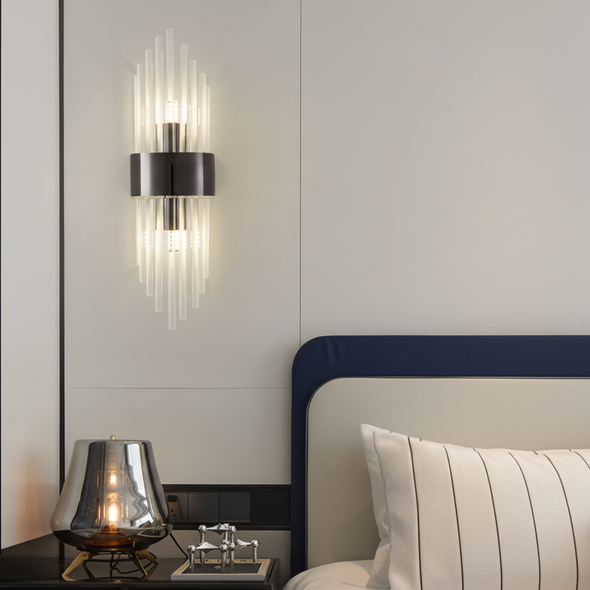 Aplique de Pared LED Cristal Decorativo Moderno