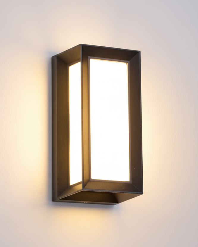 Lámpara de Pared Exterior LED Impermeable Moderna